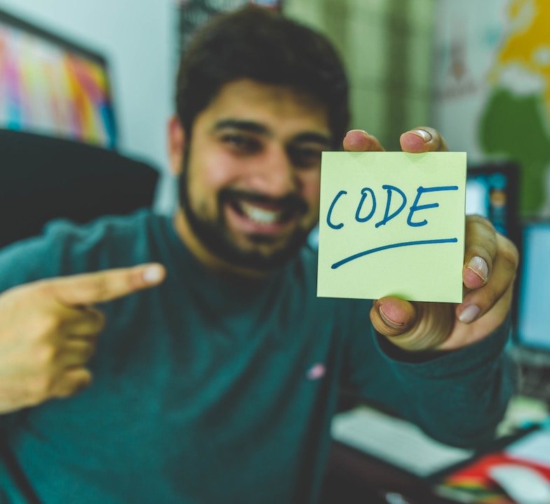 close up of codes on a text editor